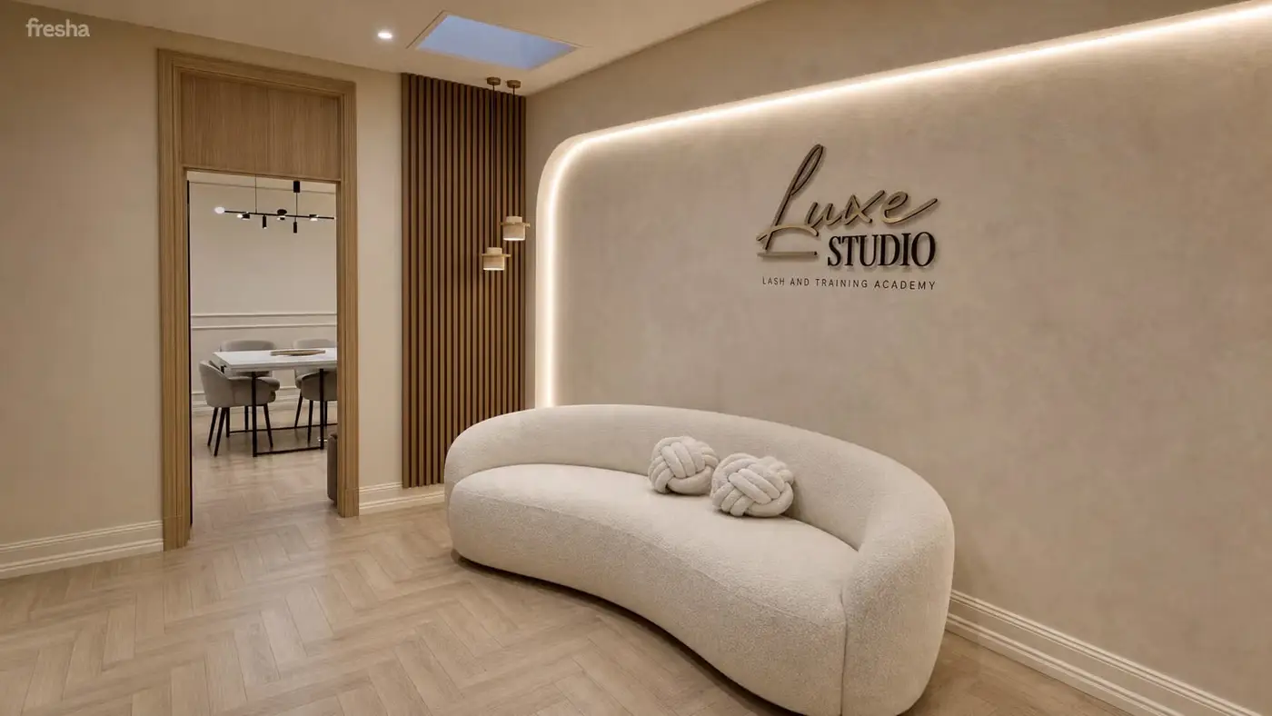 The calm reception and waiting area at Zazura Skin & Laser Clinic in Durham